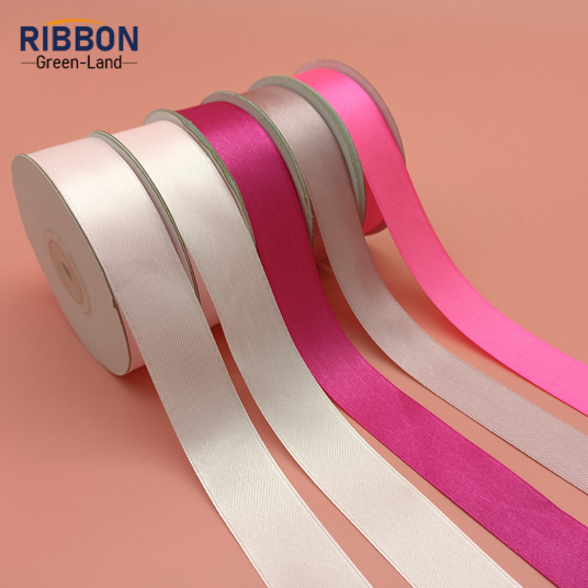 Polyester Single Face Satin Pink Matt Ribbon