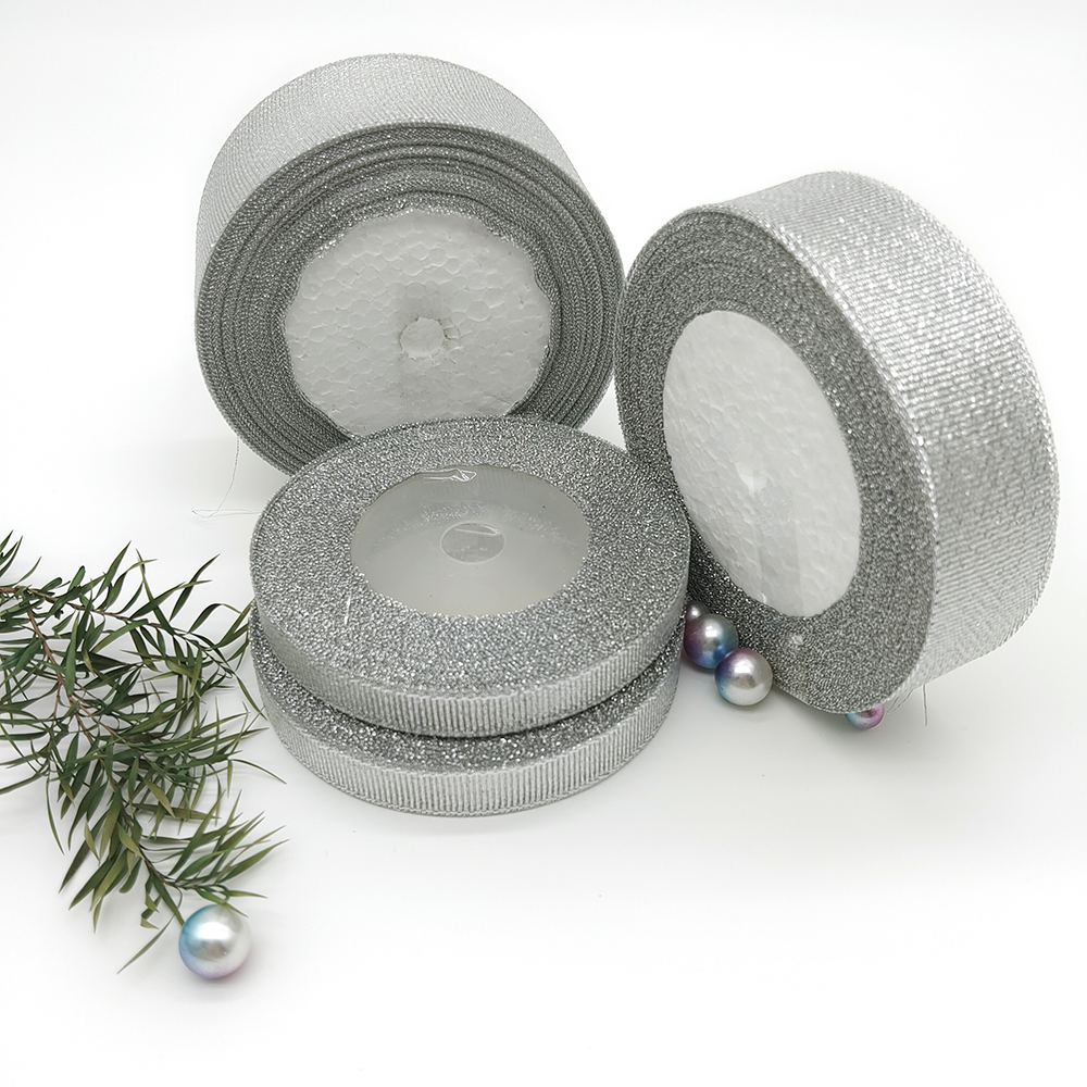 Silver Metallic Ribbon